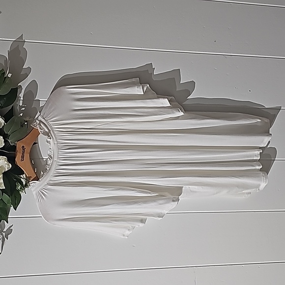 Culture Code Women's White Ruffled Neck Blouse Top Size XL - Picture 5 of 6